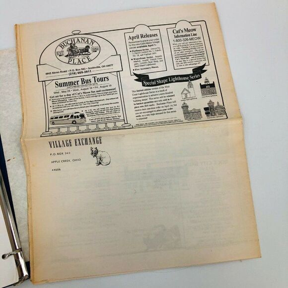 Vintage Cat's Meow Collector's Club Catalog Buying List 1990-94 Shelf Sitters - Picture 12 of 12